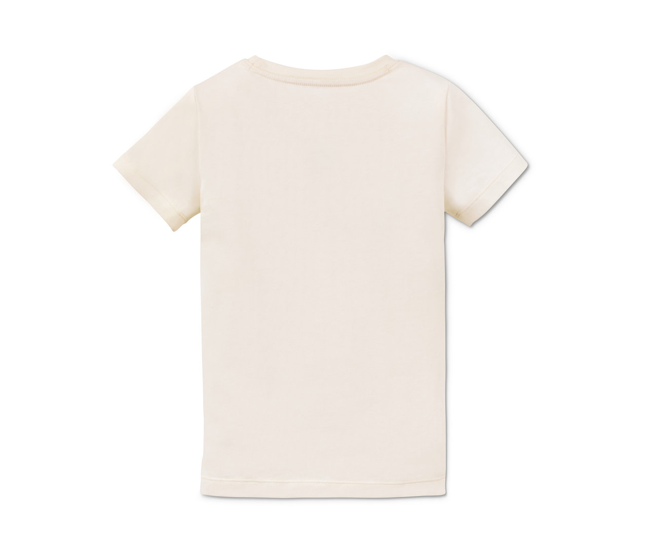 Egy fehér kisfiú póló a 2 darabos szettből.