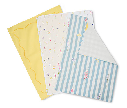 3 konyharuha, virágos/ csíkos
