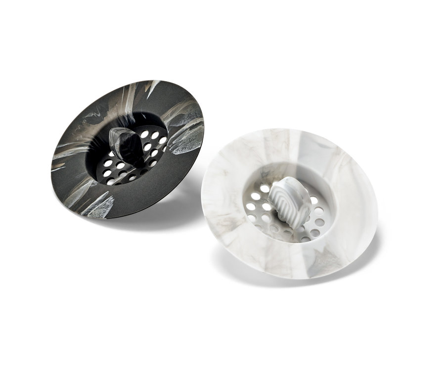 Két szilikon lefolyószűrő.