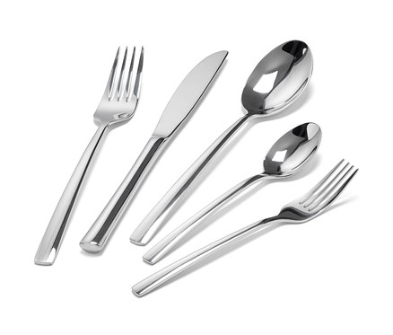 Evőeszközkészlet, 20 darabos, nemesacél színű