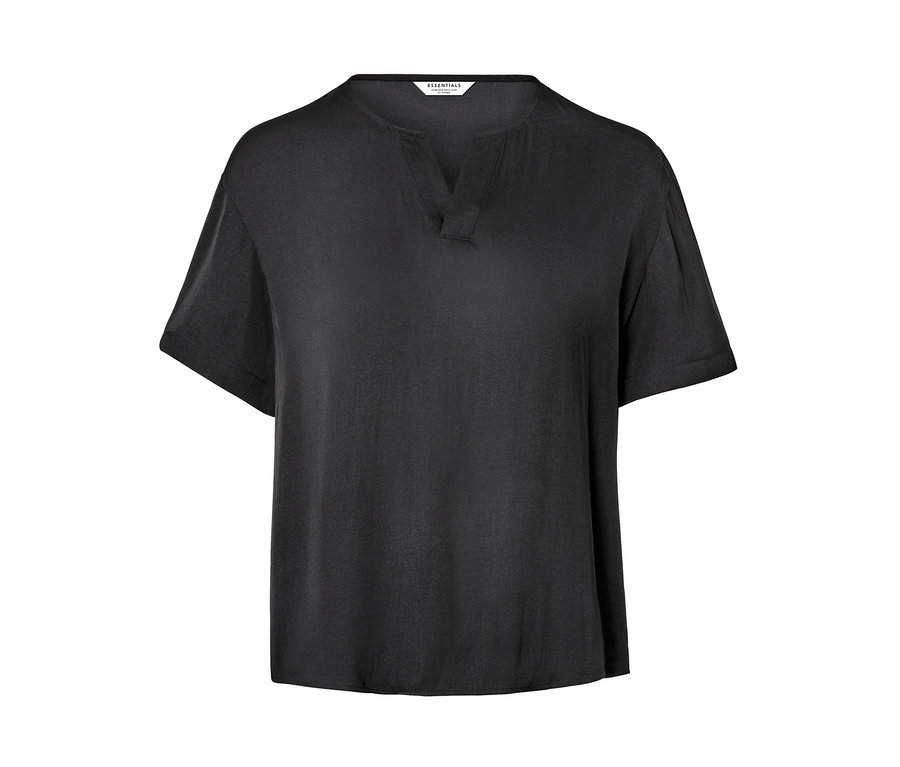 Fekete női tunikablúz.