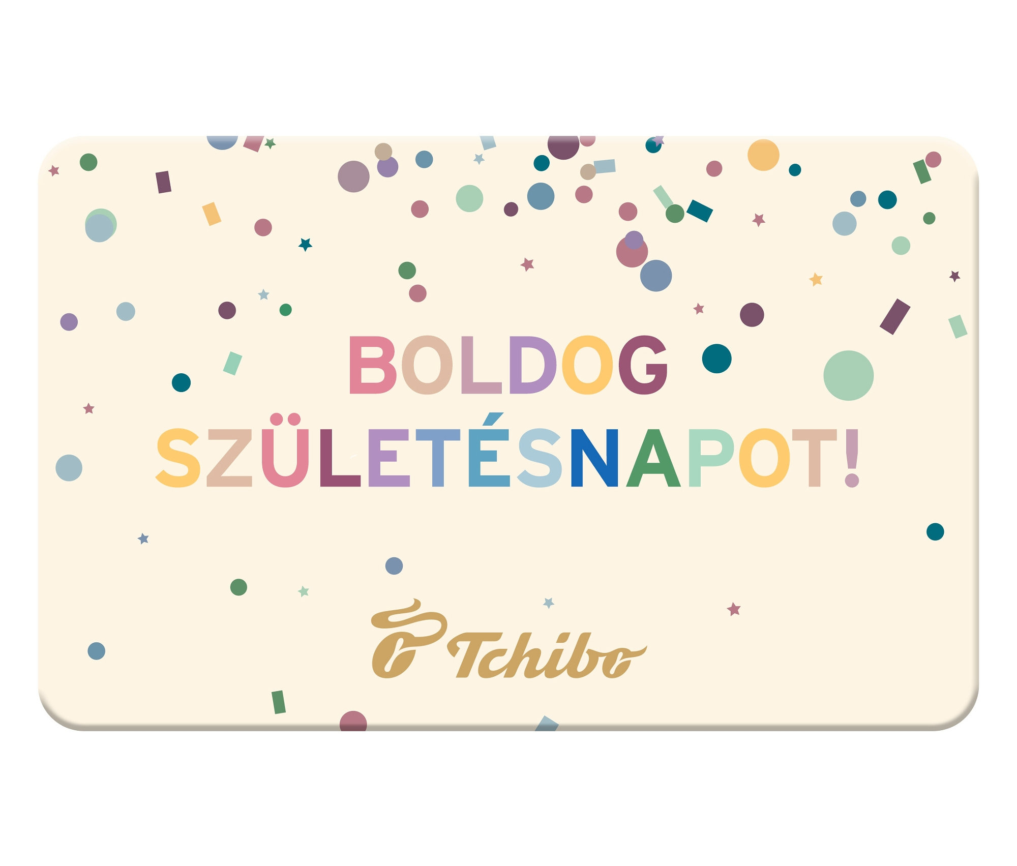 Digitális ajándékkártya - Boldog születésnapot!