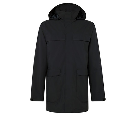 Férfi kabát minden időjárásra, fekete