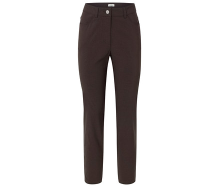 Női bengalin nadrág, sötétbarna