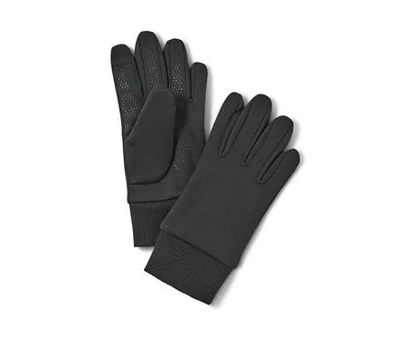Két fekete Gyerek Windprotection termokesztyű egymás mellett.