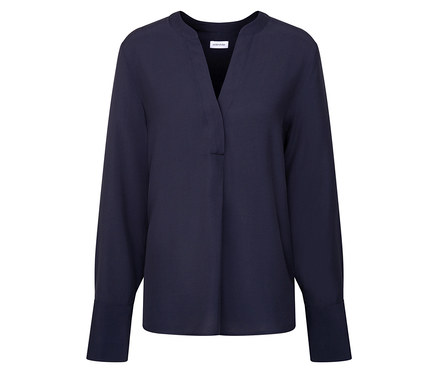 Seidensticker tunika viszkózból, tengerészkék