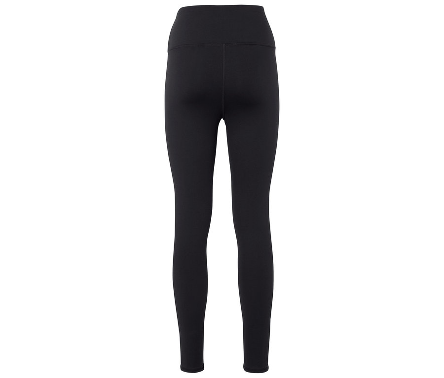 Fekete, magas derekú leggings.