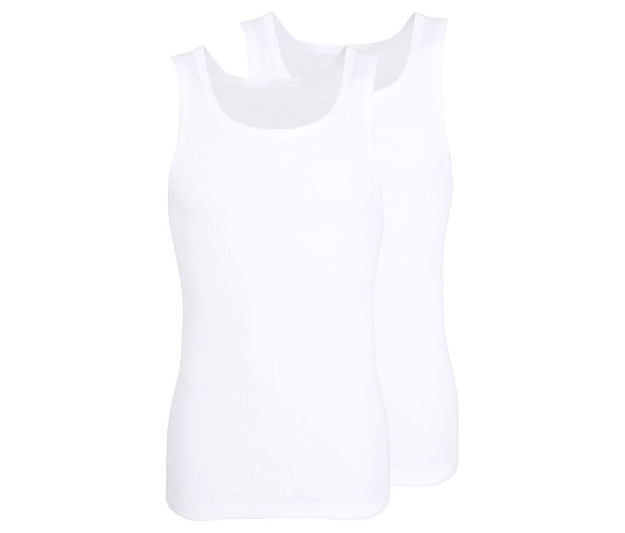 Két fehér Tom Tailor »Montana« trikó egymásra helyezve.