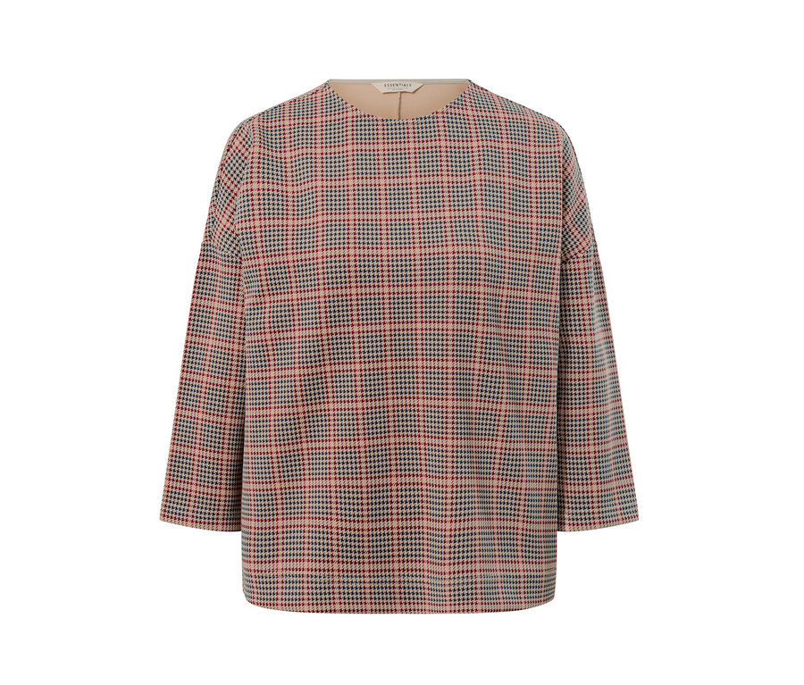 3/4-es ujjú, tyúklábmintás szabadidőfelső.