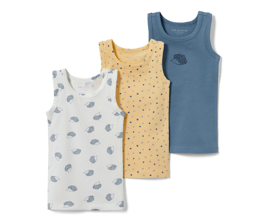 Három kisgyerek trikó, sünis.