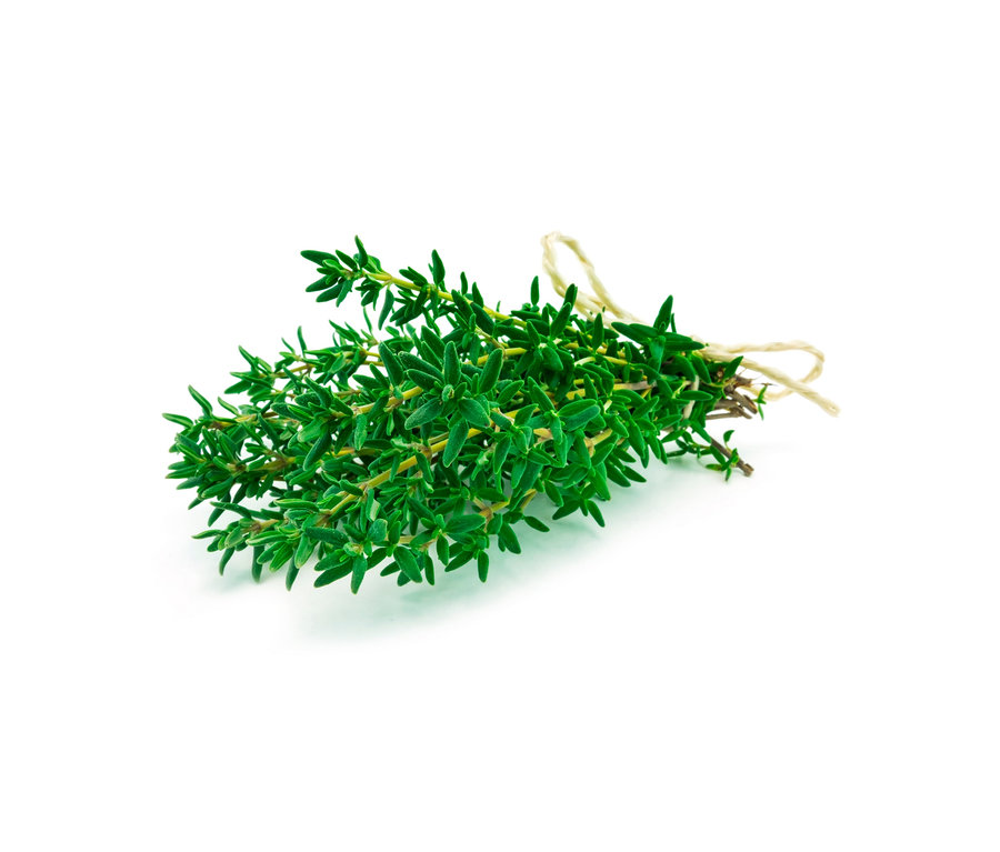 Egy köteg 8 klasszikus fűszernövénymag, zsineggel összekötve.