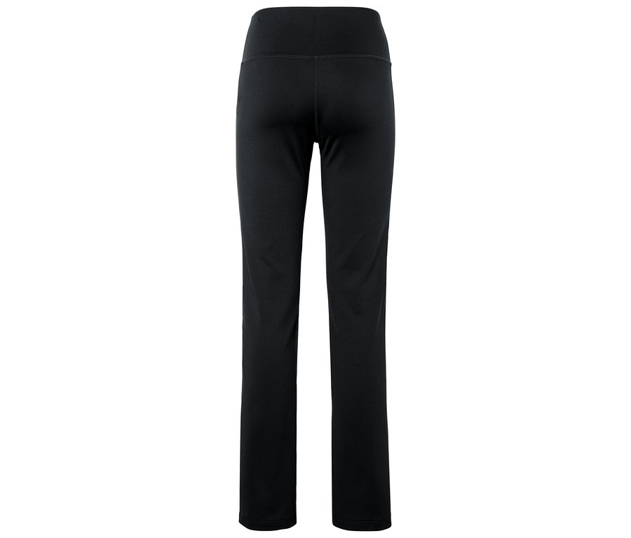 Fekete, magas derekú leggings hátulnézetből.