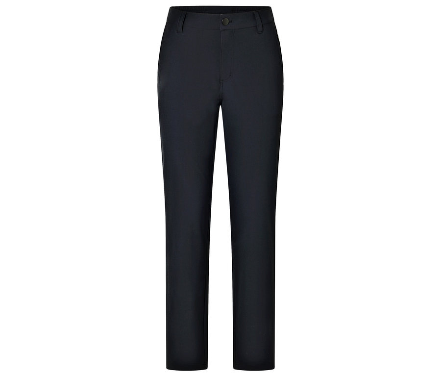 Sötétkék nadrág fehér háttérrel.