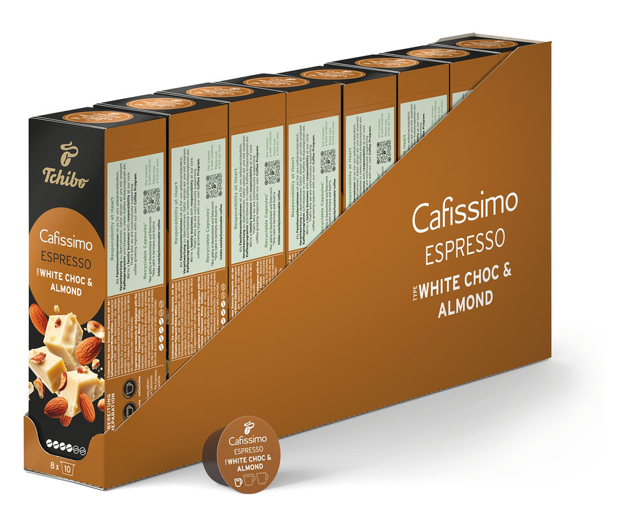 Cafissimo Flavoured Espresso - White Choc & Almond - 80 kávékapszula