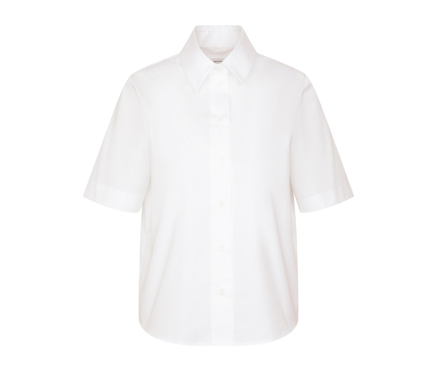 Fehér Seidensticker rövid ujjú blúz.