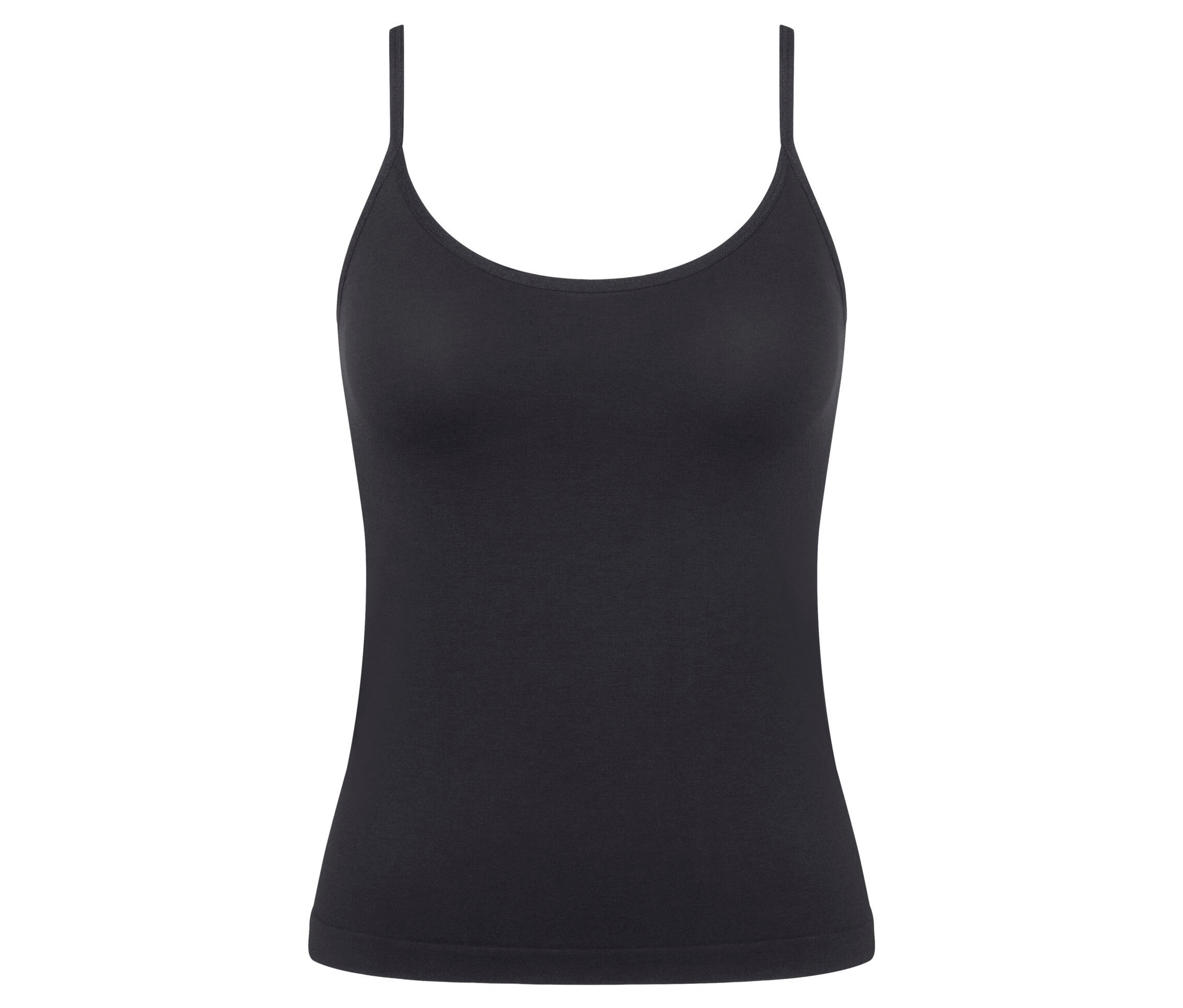 Fekete sloggi GO Sense spagettipántos top.