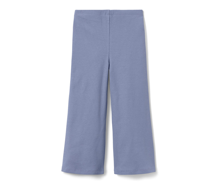 Világoskék kislány bőszárú leggings, bordás.