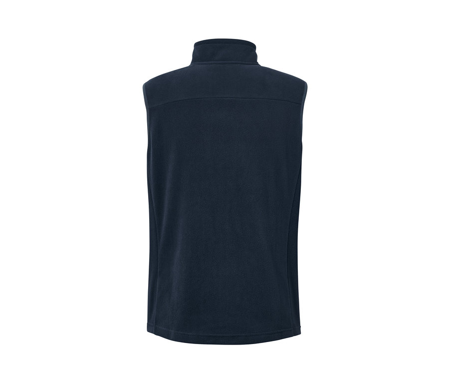 Sötétkék férfi polármellény.