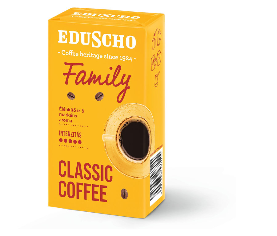 Egy csomag Eduscho Family 250g.