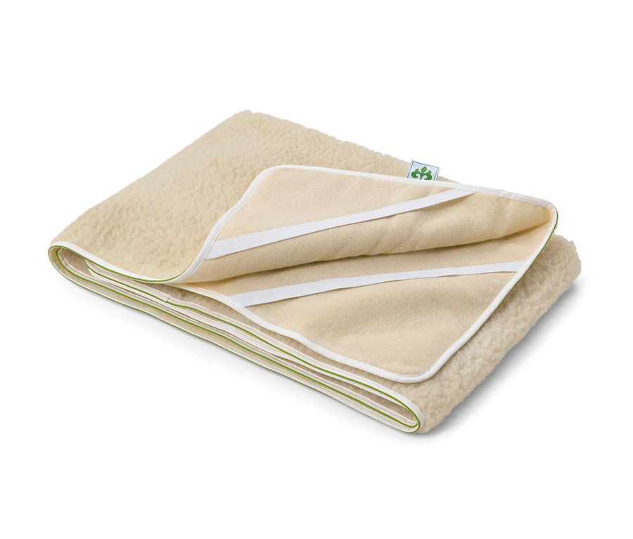 Összehajtott irisette® greenline matracvédő.