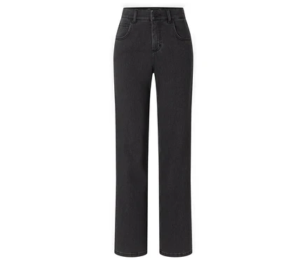 Egyenes szabású, sötétszürke Angels denim »Lara« farmernadrág.
