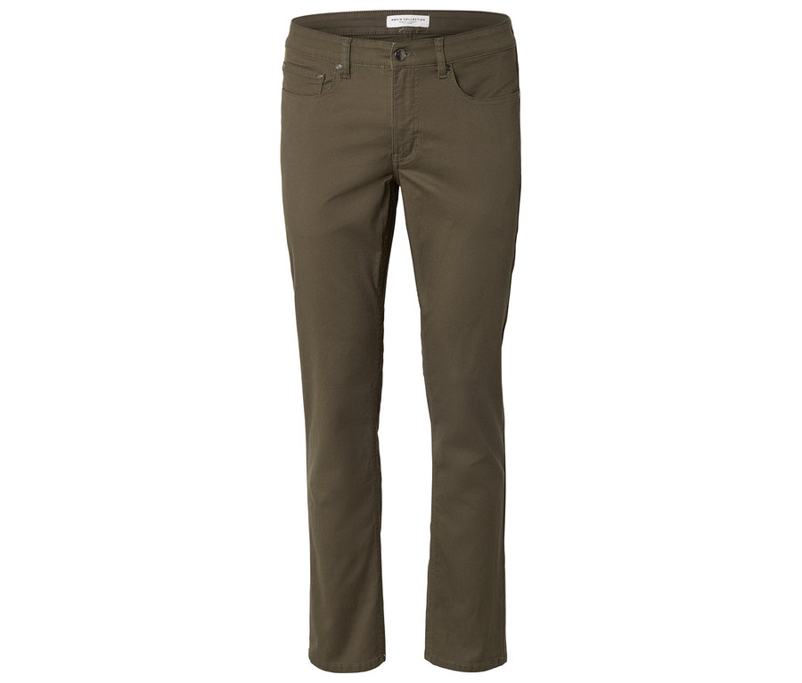 Khaki nadrág fehér háttérrel.