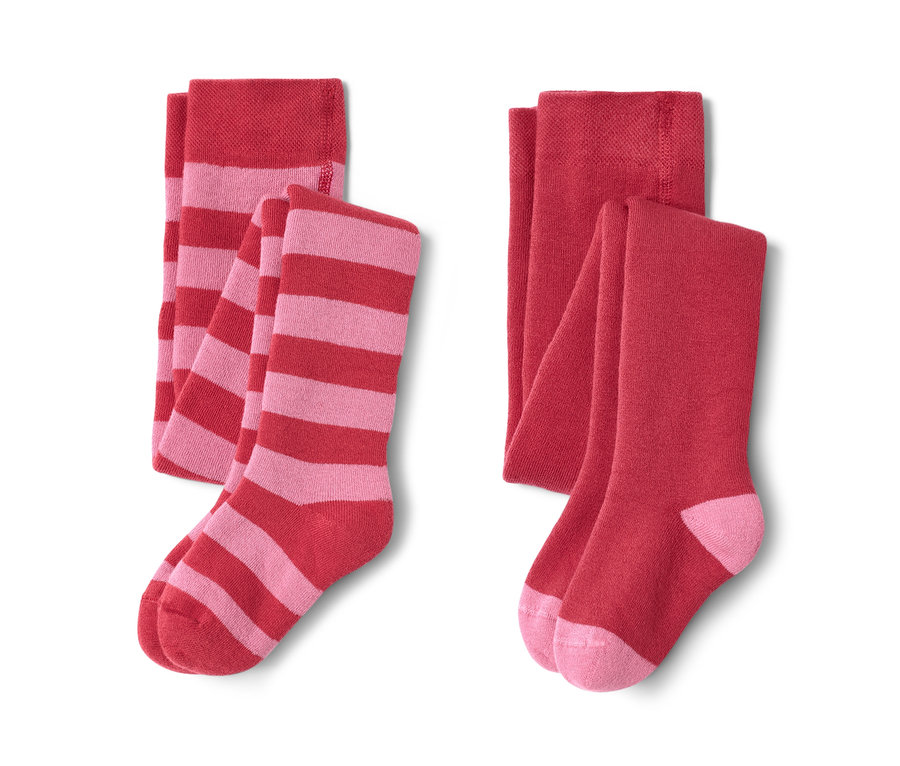 Két pár piros termo harisnya.