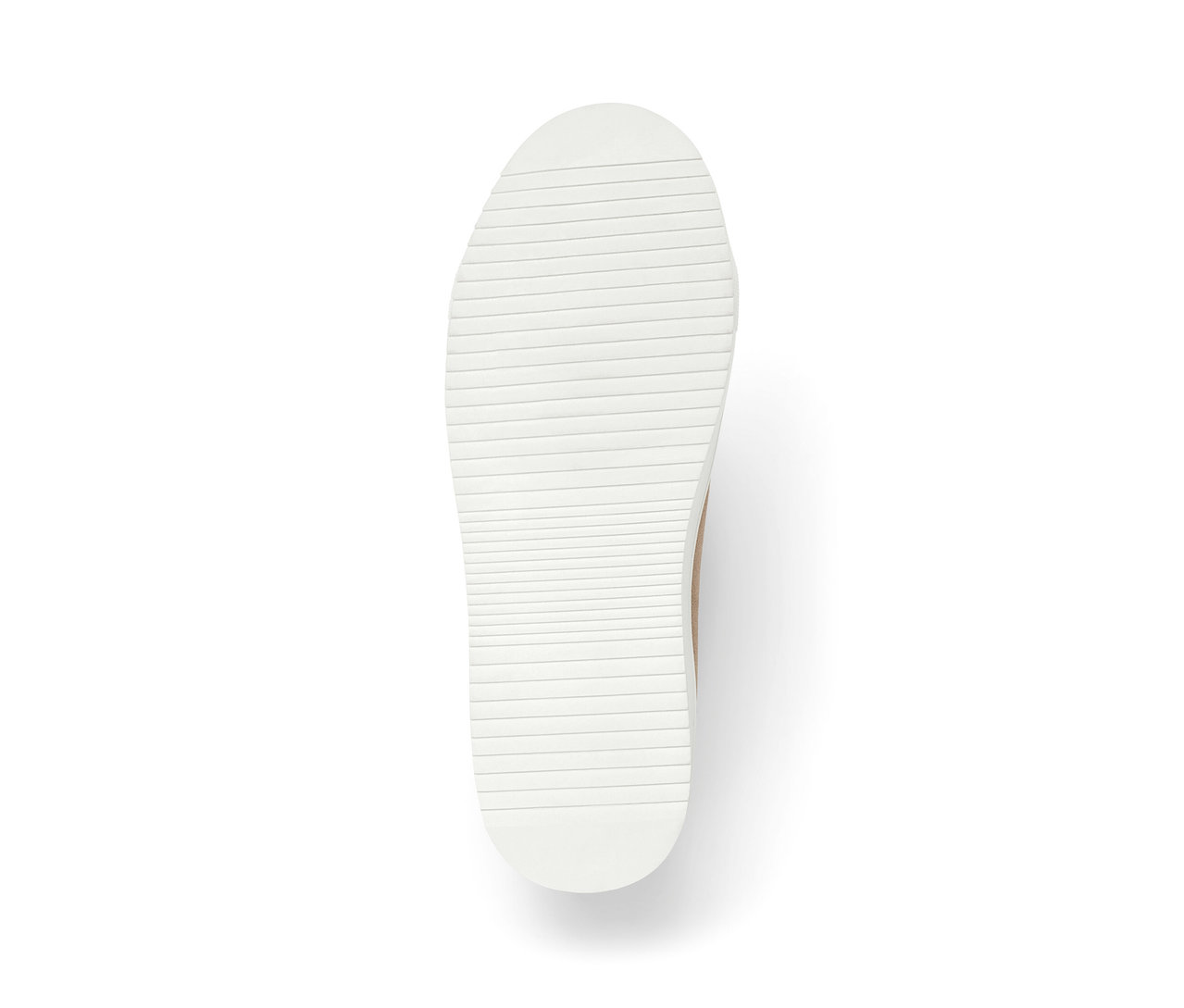 A női velúrbőr sneaker cipő plüssbéléssel talpa.