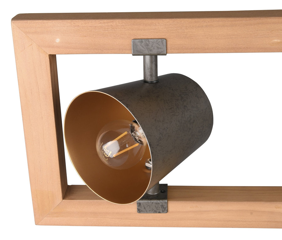 A Trio "Bell" függőlámpa részlete, négy izzóval.