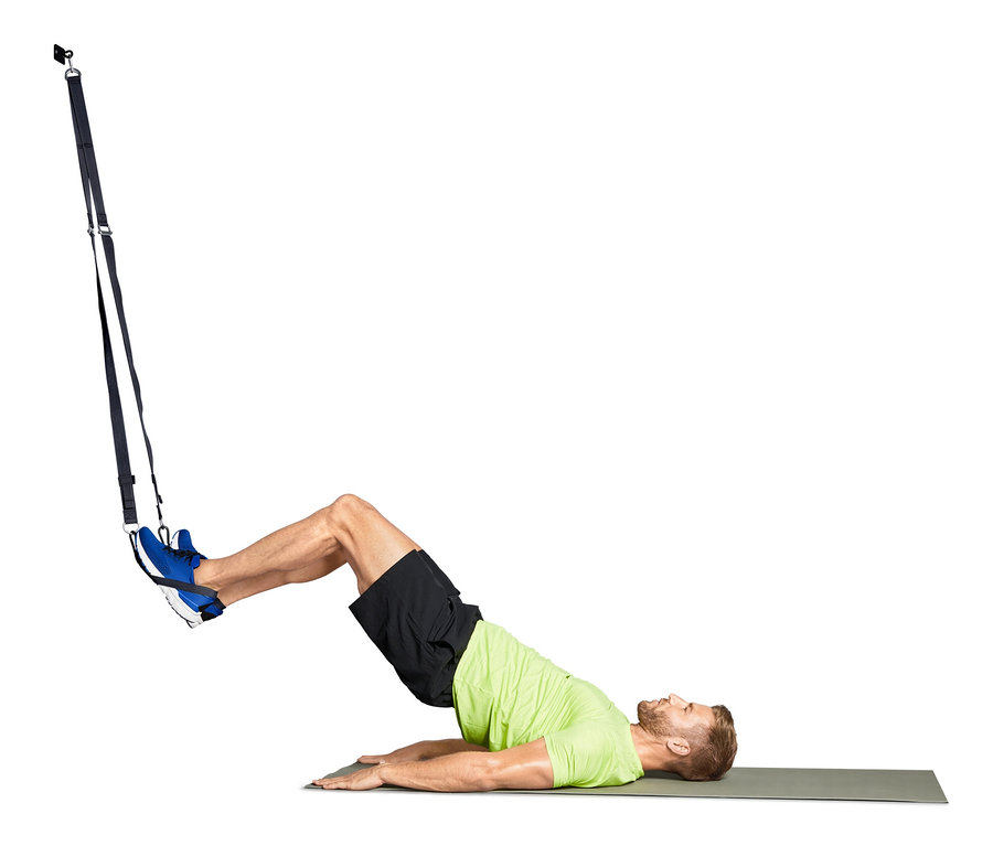 Férfi edzőheveder készlettel edz.