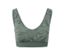 Női seamless bustier sportmelltartó, zöld - Zsályazöld