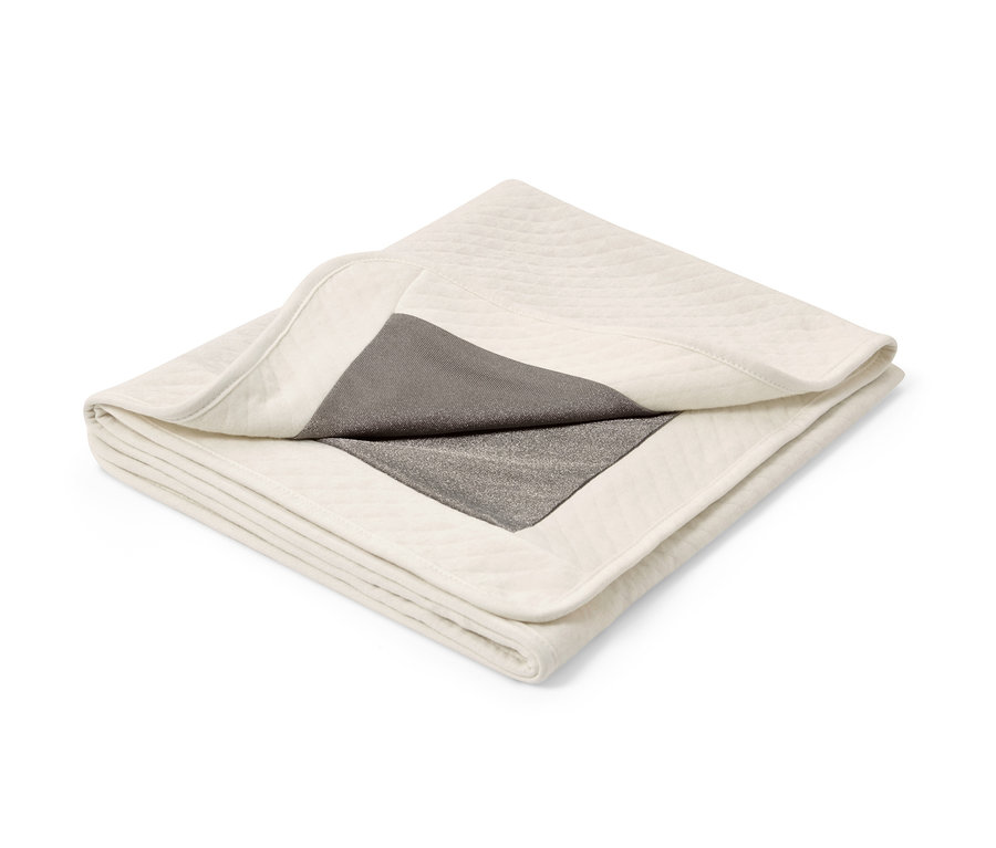 Hajtogatott takaró sugárzásvédelemmel, ezüst béléssel.