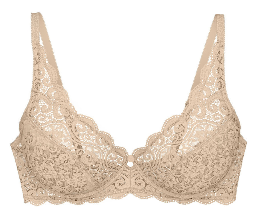 Testszínű Triumph »Amourette W« melltartó.