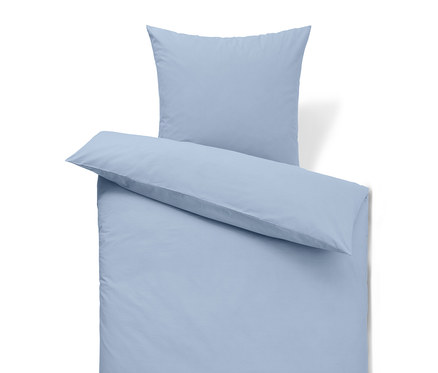 Perkál ágynemű, világoskék, egyszemélyes