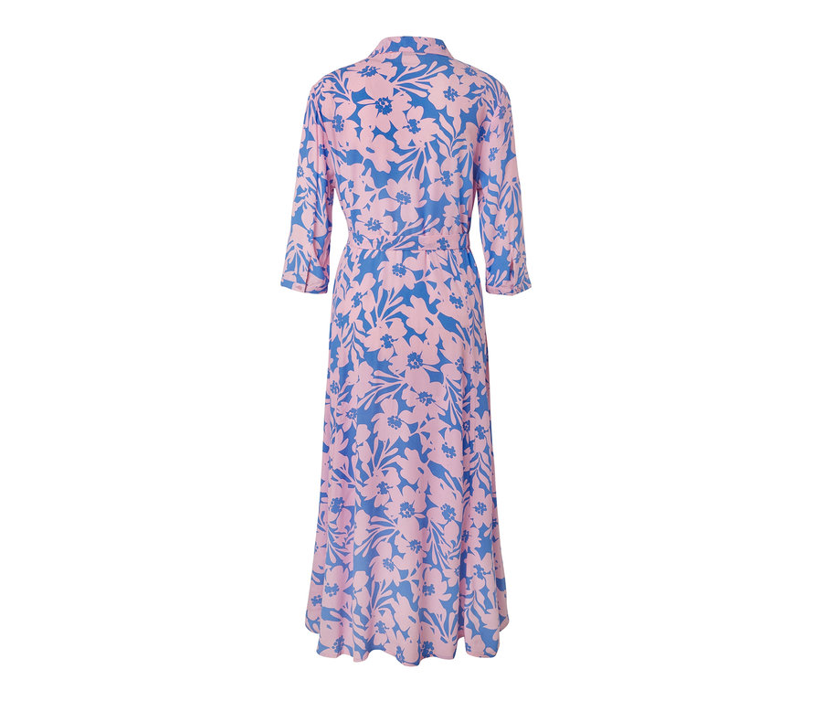 Egy nyomott mintás ingruha részlete.