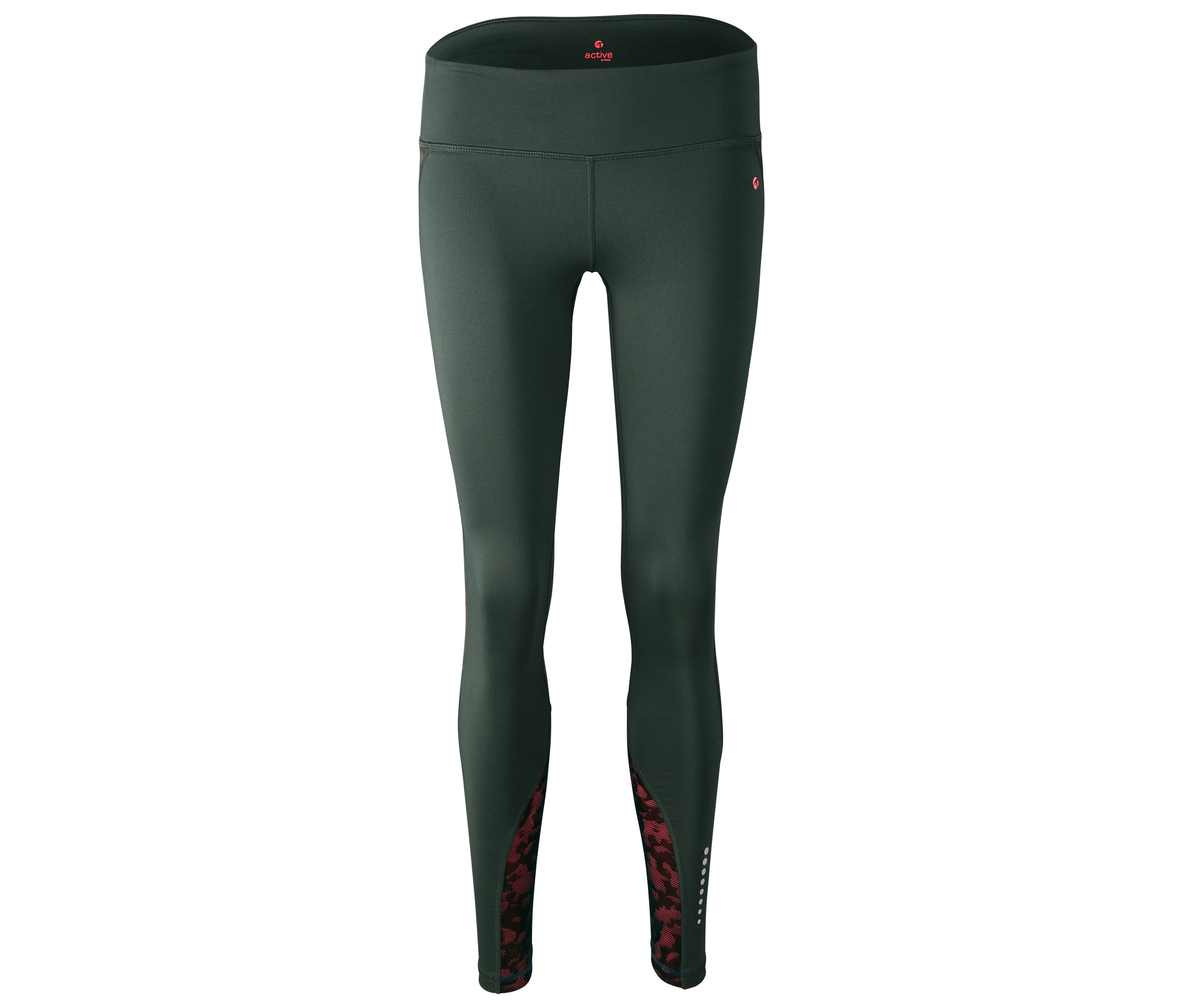 Olívzöld sportleggings.