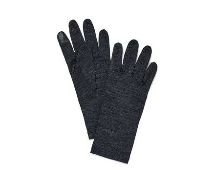Két unisex kesztyű merinógyapjúval egymáson.