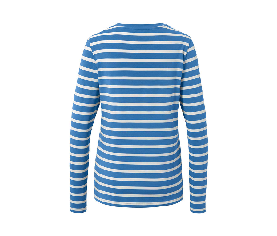Csíkos hosszú ujjú felső.