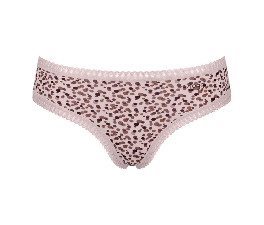 Sloggi Go Crush hipster alsó rózsaszín színben, mintával.