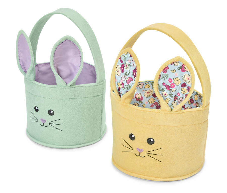 2 kosárka húsvéti tojásoknak