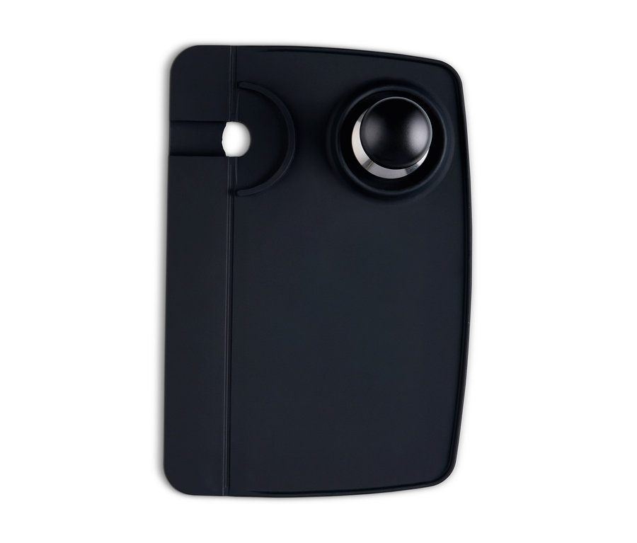 Fekete tamper pad.