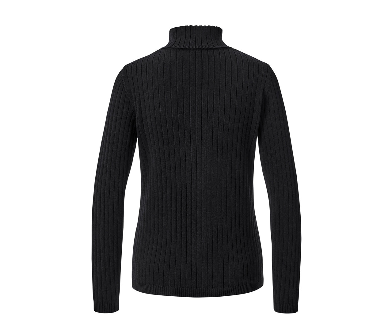 Fekete, bordás kötésű garbó.