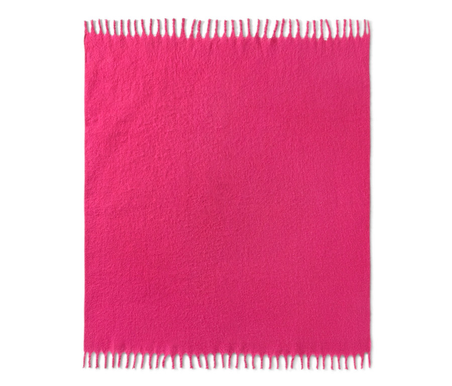 Pink takaró rojtokkal, 130 x 150 cm.