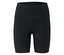 Fekete, magas derekú rövid leggings.