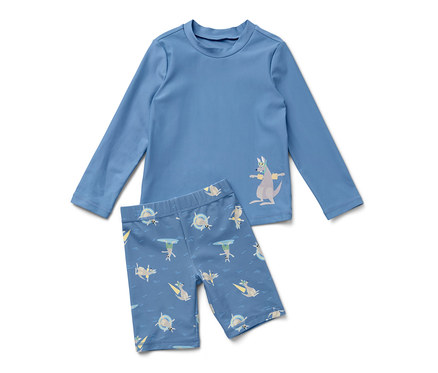 Gyerek együttes 80-as fényvédő faktorral, kenguru