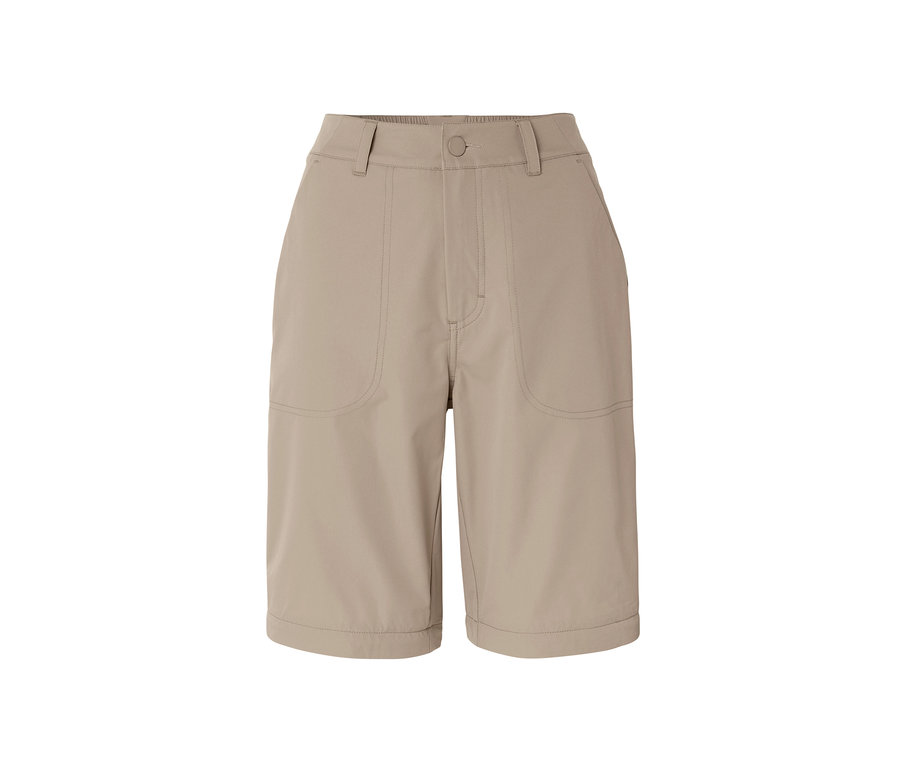 Bézs színű, 2 az 1-ben funkcionális nadrág.