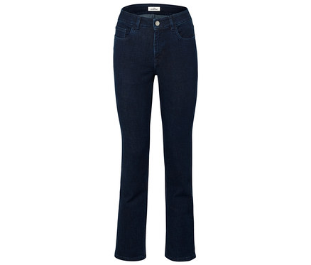 Egyenes szárú farmernadrág – Fit »Kira«, mosott hatású