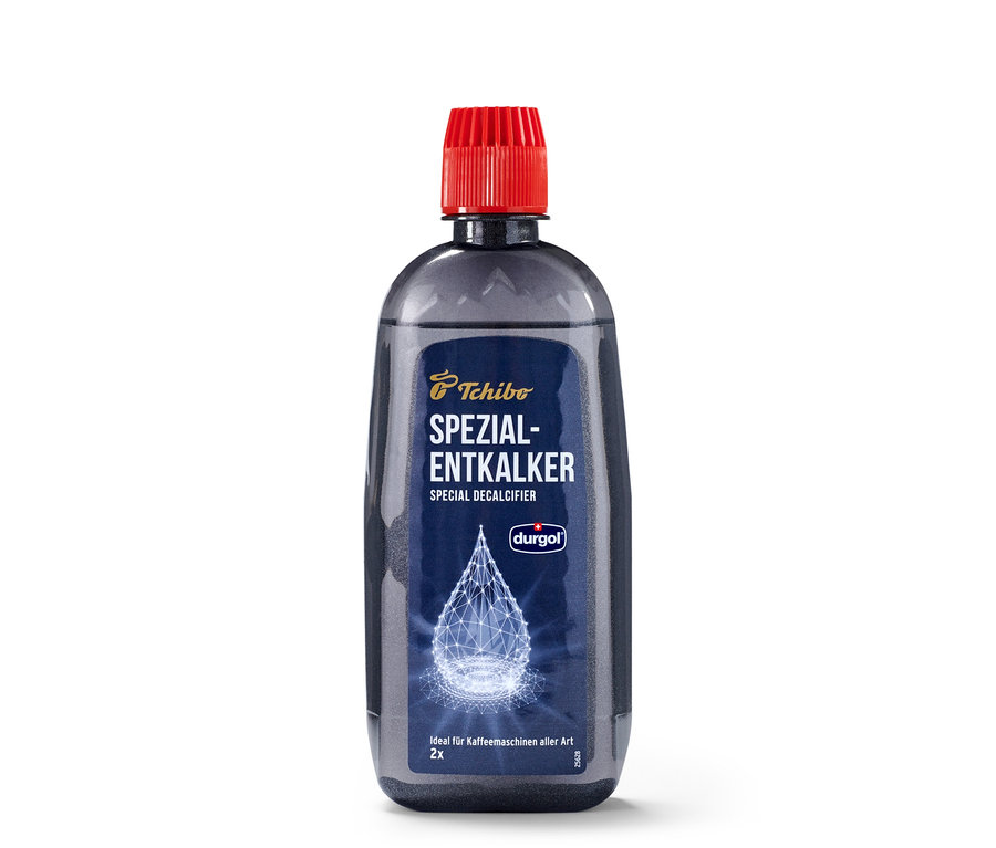 Egy üveg durgol® speciális vízkőmentesítő, 400 ml, piros kupakkal, fehér háttér előtt.