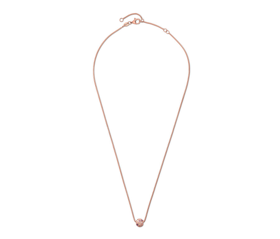 Egy 925-ös ezüst nyaklánc részlete, Multicolor.