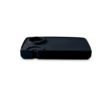 Fekete tamper pad.